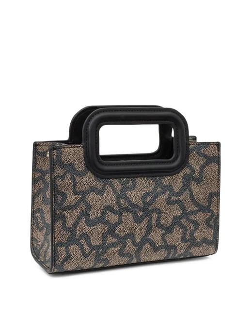 Borsa A Tracolla Kaos Icon Mini di Tous in Gray