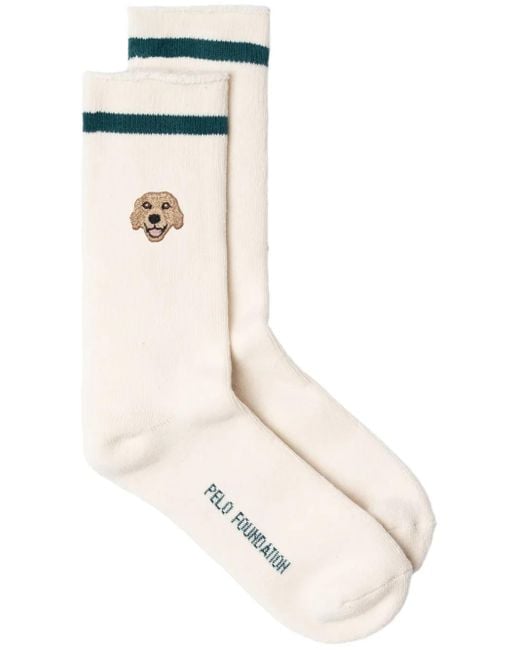 PELO FOUNDATION White Labrador Socks