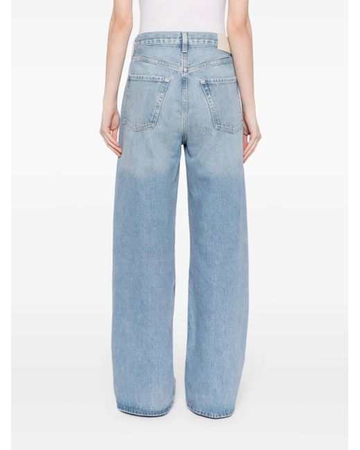 Citizens of Humanity Blue Ayla Recycled-Cotton Jeans