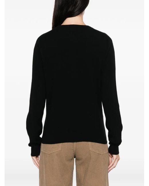 The Row Black Maui Buttoned Cardigan