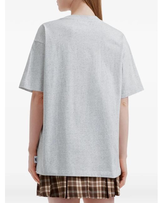 Chocoolate Gray Appliqué T-Shirt