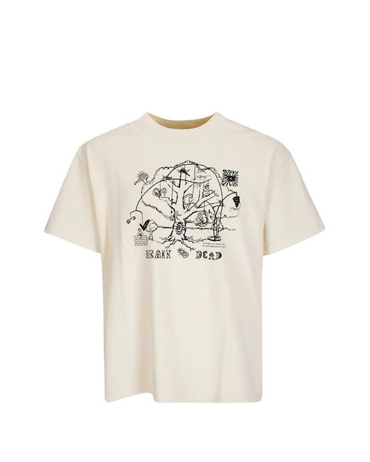 Brain Dead Oracle T-Shirt Mit Grafischem Print in White für Herren