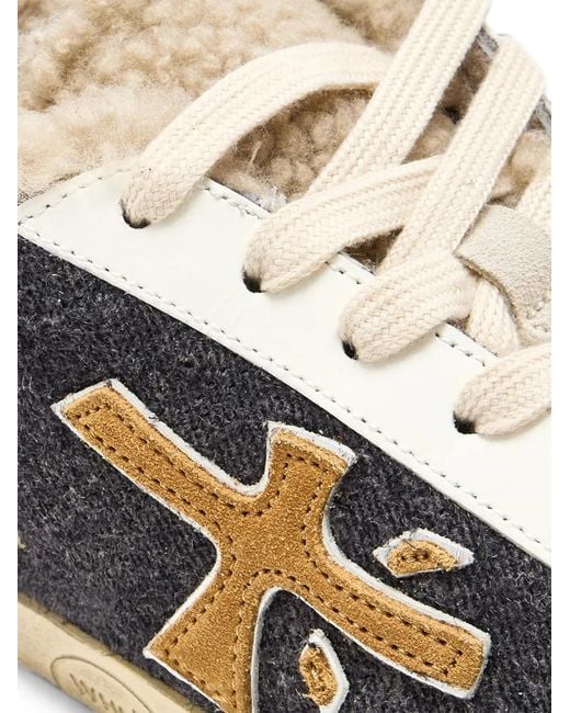 Premiata White Steven D Sneakers