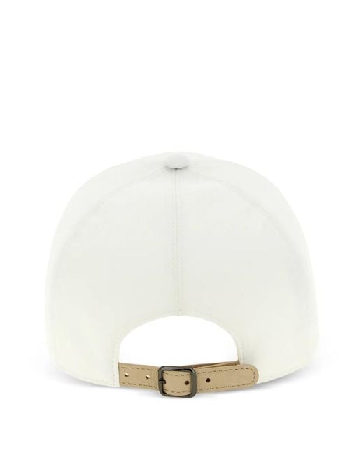 Brunello Cucinelli White Caps