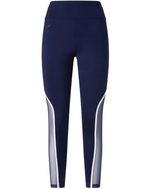 Pinko Blue High-Waisted Trousers