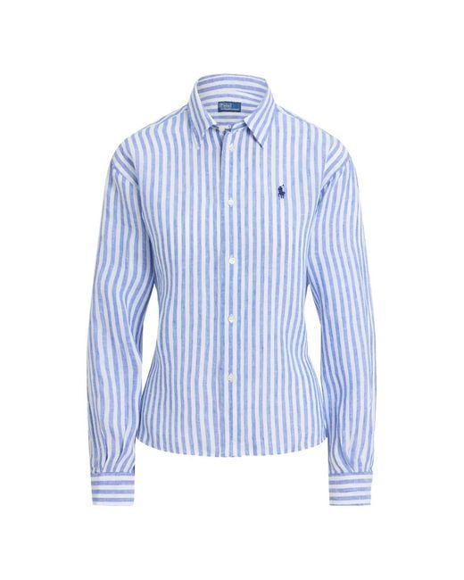 Polo Ralph Lauren Blue Striped Shirt