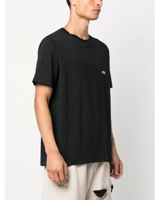 Kusikohc Black Photograph-Print Cotton T-Shirt for men