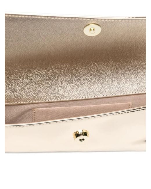 Pochette Métallisée À Détails De Clous Aldo Castagna en coloris Natural