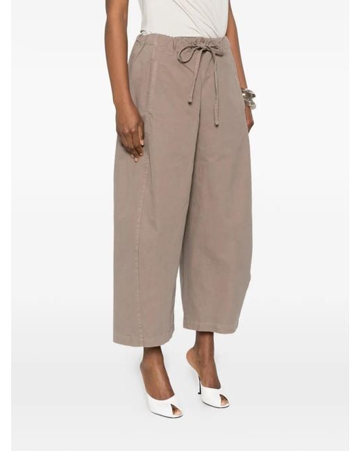 Entire studios Gray Pantalon À Lien De Resserrage