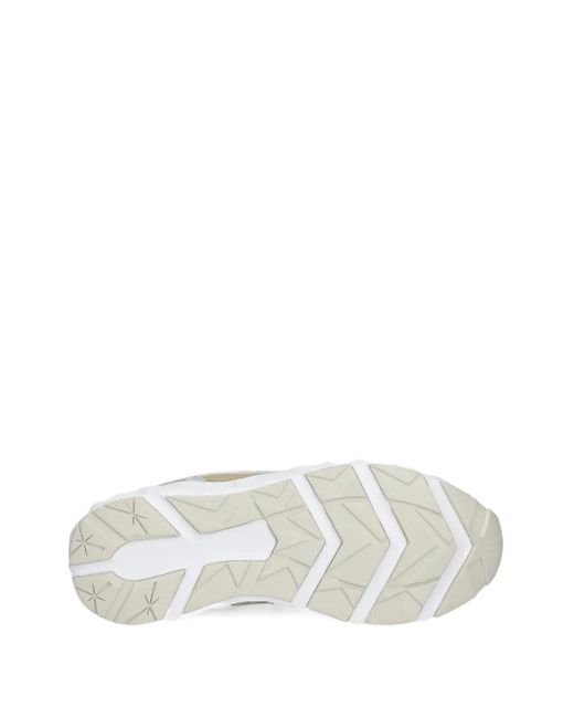 EA7 White Ultimate C2 Kombat Textured-Panel Sneakers