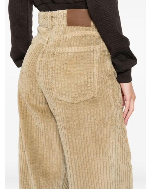 Pantaloni A Coste di Our Legacy in Natural