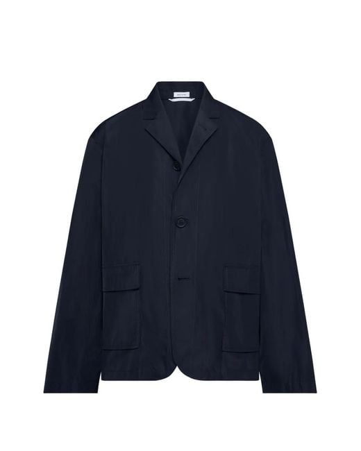 Thom Browne Blue Light Memory Tech Packable Sportcoat for men