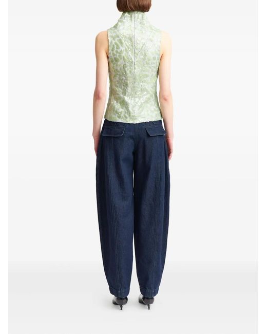 16Arlington Acari Top Met Pailletten En Kant in het Green