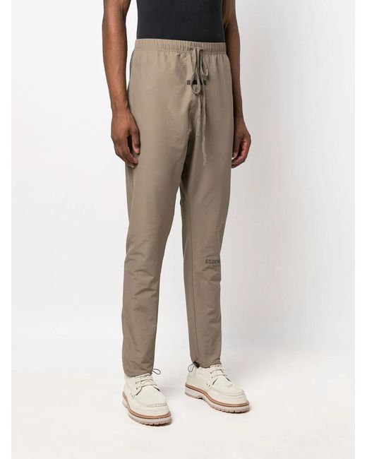 Fear Of God Natural Logo Print Track Pants