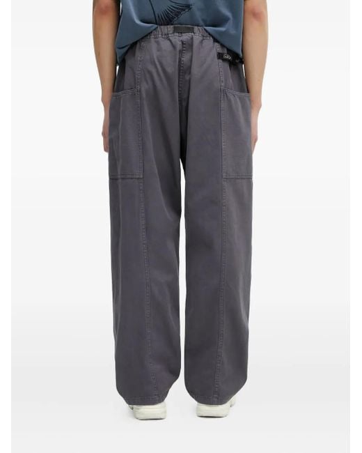 Gramicci Gray Utility-Pocket Trousers for men