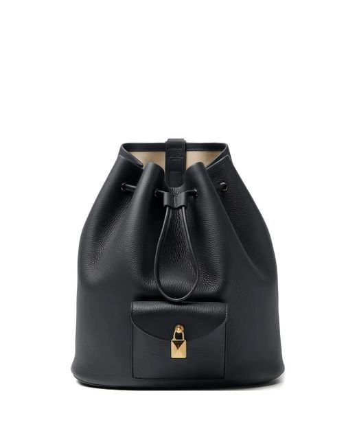 Zaino Con Coulisse di Loro Piana in Black