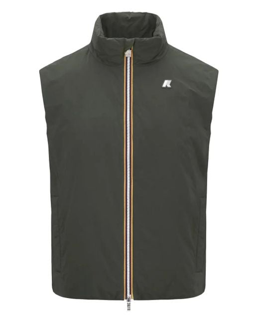 K-Way Green Valen Gilet for men