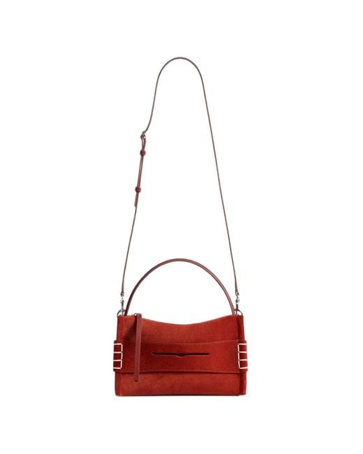 J.W. Anderson Red Small Loafer Tote Bag