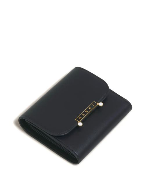 Marni Black Flap Wallet