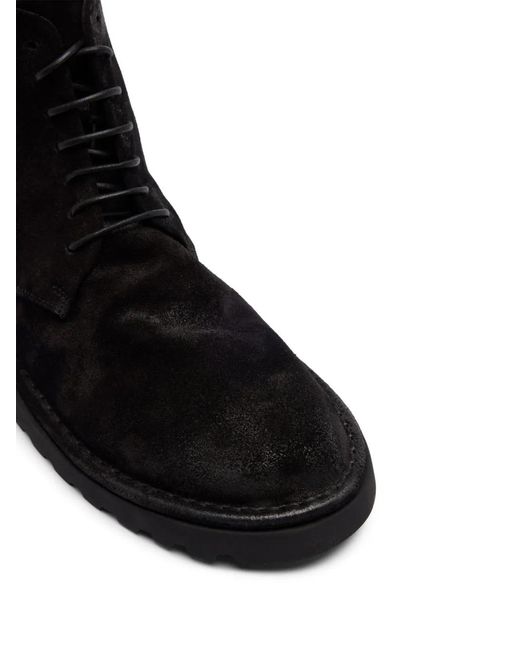 Marsèll Black Sancrispa Alta Desert Boots for men