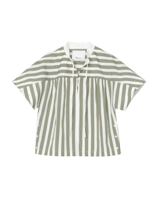 Top A Righe di 3.1 Phillip Lim in White