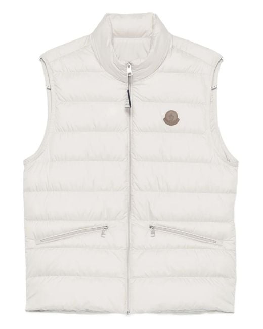 メンズ Moncler Treompan キルティング ベスト Natural