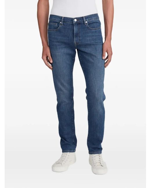 FRAME Blue L'Homme Slim-Cut Jeans for men