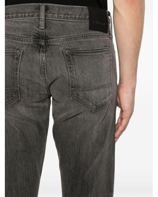 Jeans slim a vita media di Tom Ford in Gray da Uomo