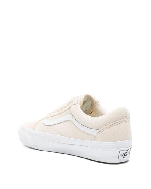 Vans White Suede Sneakers