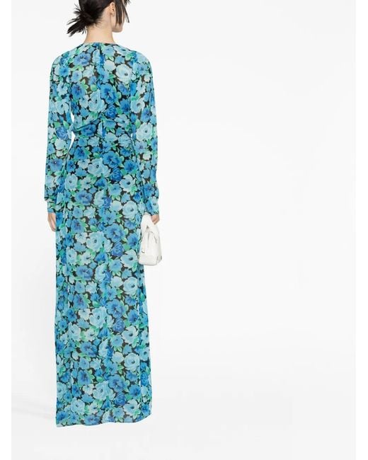 ROTATE BIRGER CHRISTENSEN Blue Rotate Dresses