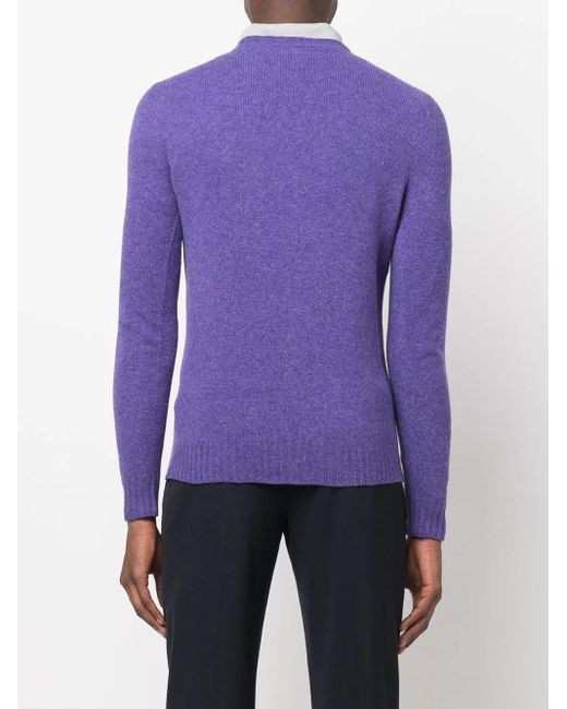 Jacob Cohen Blue Polo-Collar Cotton Sweatshirt for men