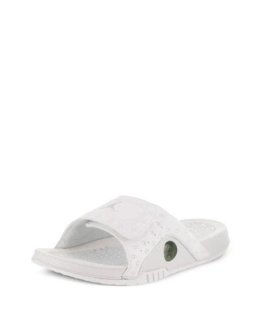 Nike White Hydro 13 Retro Slides for men
