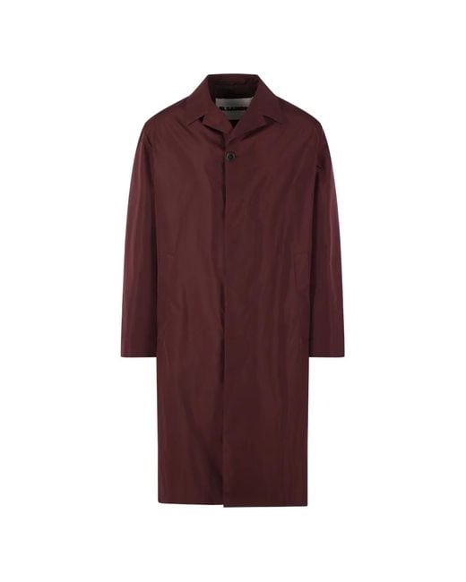 Jil Sander メンズ レッド ボタン コートの通販はau PAY マーケット