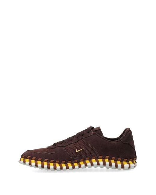 Nike Brown X Jaquemus J Force 1 Low Lx Panelled Sneakers