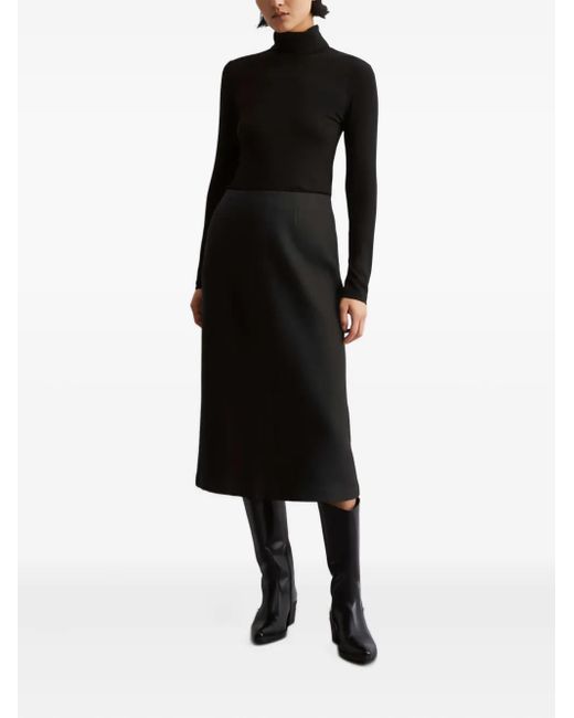 Marc O' Polo Black High-Waisted Pencil Skirt