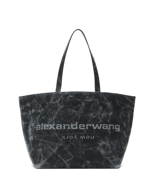 Alexander Wang Black Tote Bag With Embossed Punch Logo