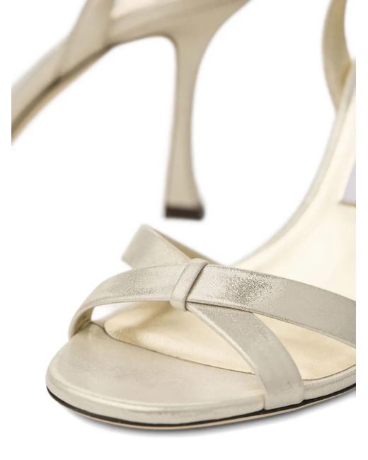 Jimmy Choo Metallic 100M Elsy Sandals