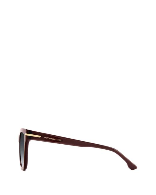 Victoria Beckham Black Square-Frame Sunglasses