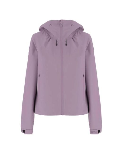 Save The Duck Purple Hooded Jacket
