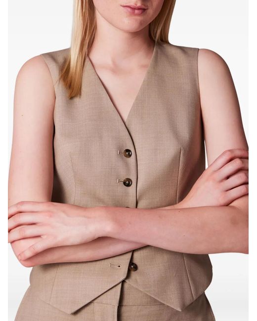 Chaleco Con Botones Paul Smith de color Natural