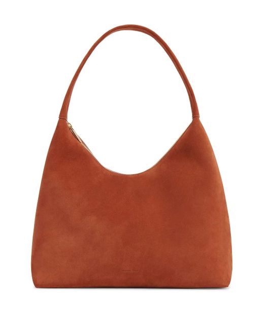 Mansur Gavriel Brown Candy Hobo Shoulder Bag