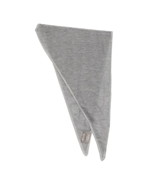 N.Peal Cashmere Gray Birdseye Neckerchief