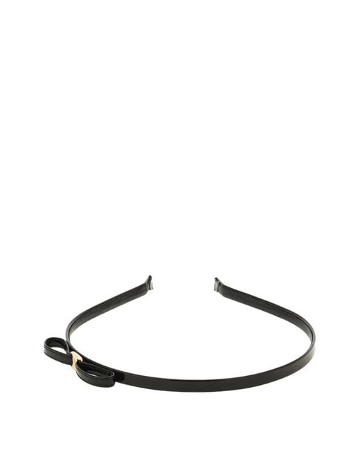 Ferragamo Metallic Mini-Bow Headband
