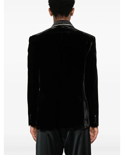 DSquared² Black Shawl-Lapels Blazer for men
