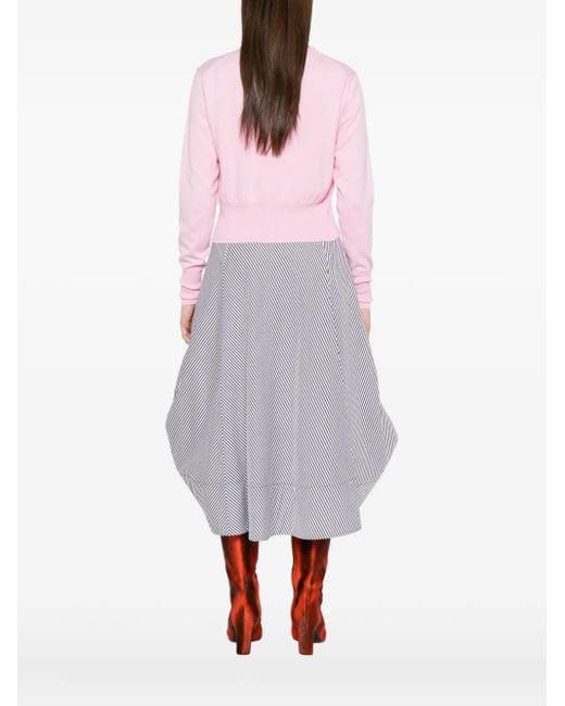 Vivienne Westwood Pink Bea Cardigan mit Orb-Knöpfen