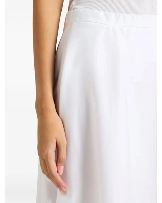 Liviana Conti White Nashira A-Line Skirt