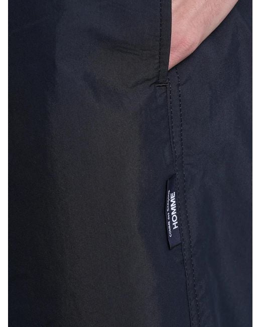 Comme des Garçons Blue Elasticated-Cuff Track Pants for men