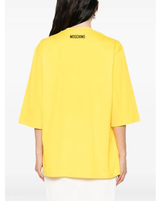 Moschino Yellow X Smiley Cotton T-Shirt