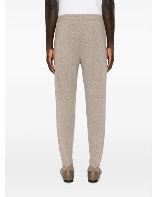 Bompard White Cashmere Track Pants for men