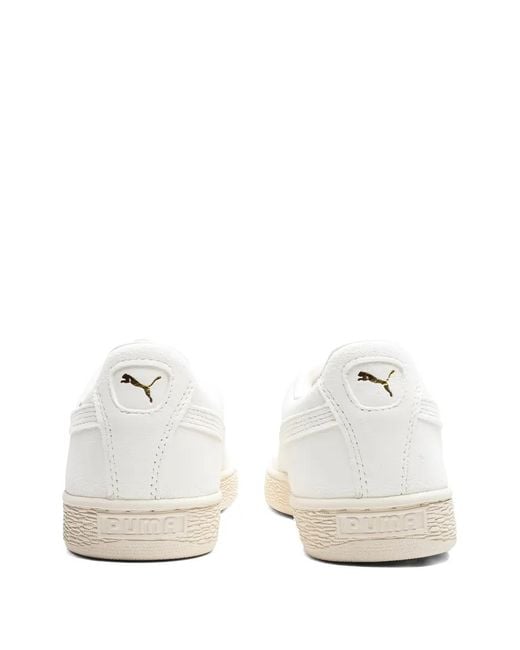PUMA White X Charles F. Stead Leather Sneakers for men